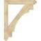 Ekena Millwork Merced Arts & Crafts Rough Sawn Bracket, Douglas Fir, 4"W x 34"D x 42"H BKT04X34X42MRC03RDF - alternate 2